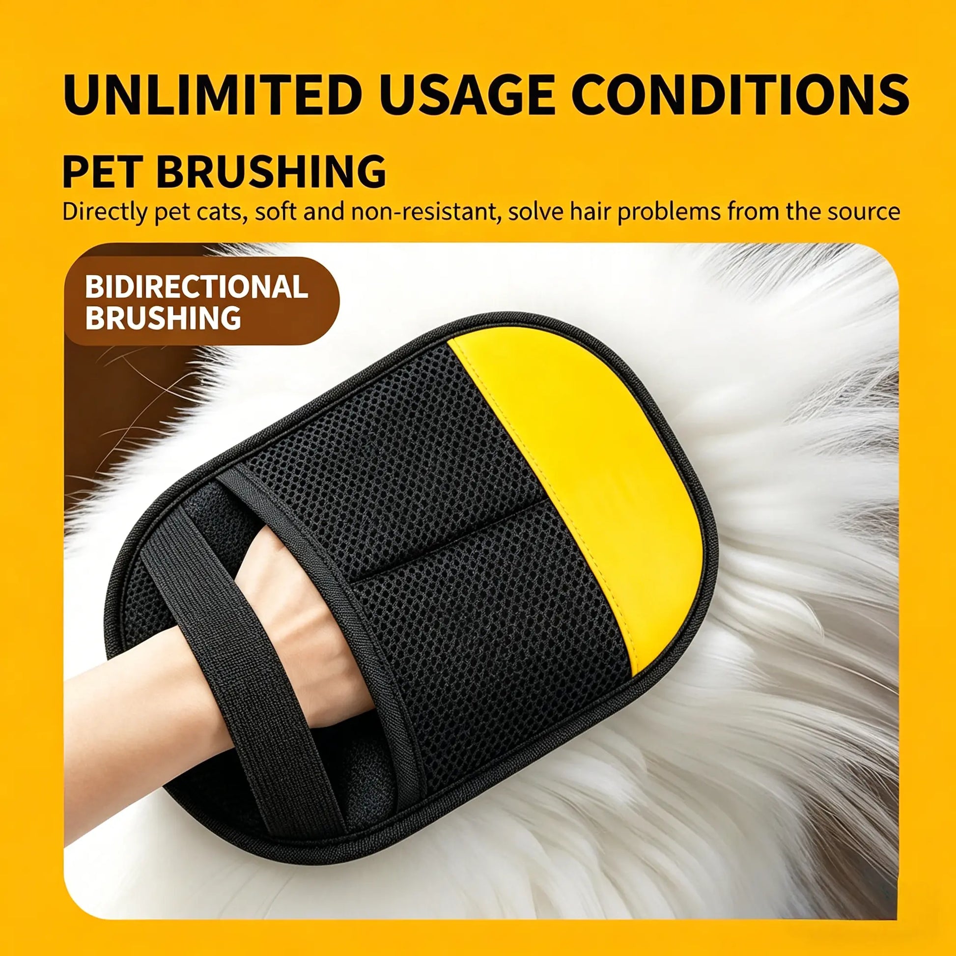 PET Hair Remover Electrostatic Gloves Two-Way Brush Sticky Hair Remover for Cat & Dog Grooming Cleaning Tool #Summervibes #Petlovers